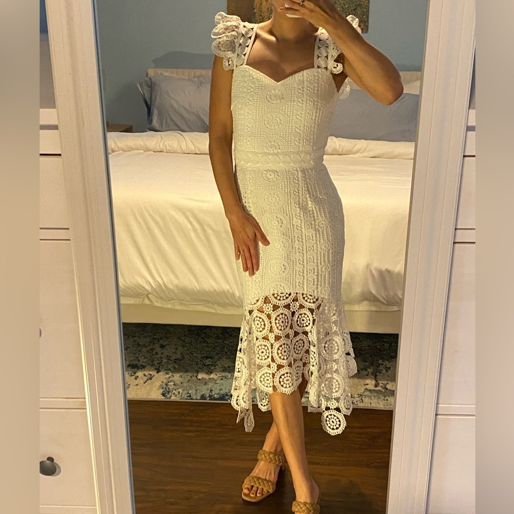 TheSisters The Label White Bridal Cocktail Dress